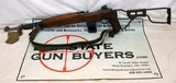1942 Inland M1 CARBINE PARATROOPER Semi-automatic Rifle .30 cal WWII - 1 of 15