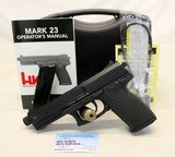 Heckler & Koch (HK) MARK 23 semi-automatic pistol ~ .45ACP ~ Box & Manual - 1 of 14