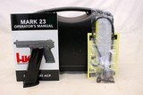 Heckler & Koch (HK) MARK 23 semi-automatic pistol ~ .45ACP ~ Box & Manual - 14 of 14