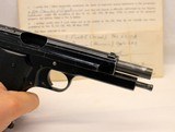 WWII French S.A.C.M. Model 1935A Pistol NAZI MARKED Capture Papers - 11 of 11