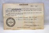 WWII French S.A.C.M. Model 1935A Pistol NAZI MARKED Capture Papers - 9 of 11