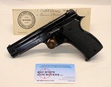 WWII French S.A.C.M. Model 1935A Pistol NAZI MARKED Capture Papers - 1 of 11