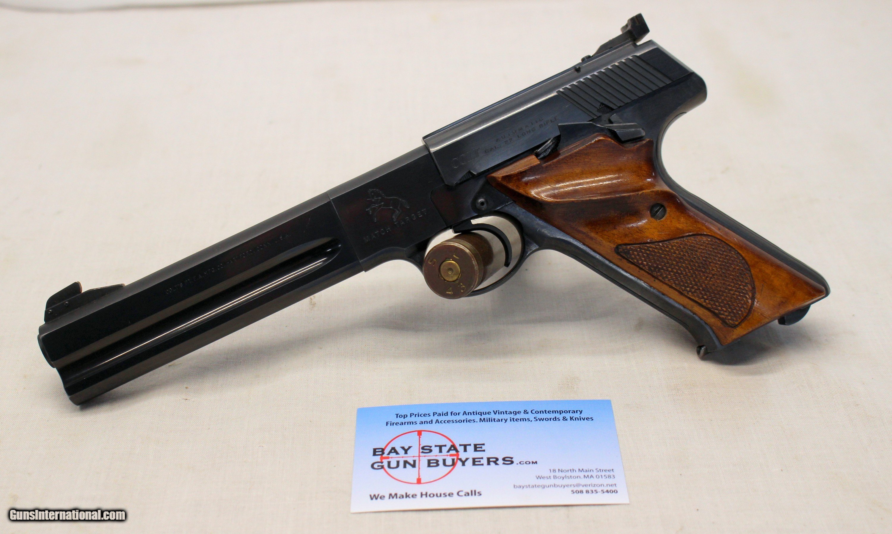 1964 Colt WOODSMAN MATCH TARGET Semi-automatic pistol .22LR