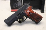 Sig Sauer P229 Semi-automatic Pistol 9mm ROSEWOOD GRIPS Box Manual - 2 of 13