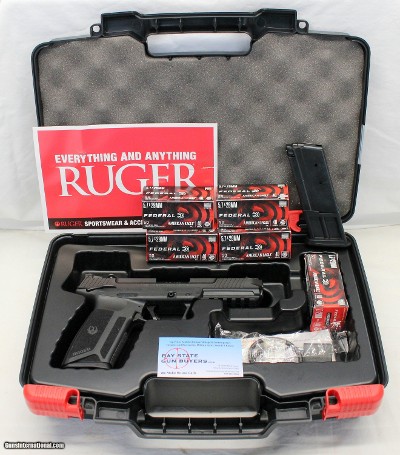 UNFIRED Ruger 57 semi-automatic pistol 5.7x28mm (5) boxes ammo