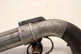 antique ALLEN & THURBER Patent 1837 PEPPERBOX Revolver Pistol .32 Cal FUNCTIONING - 3 of 15