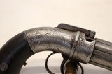 antique ALLEN & THURBER Patent 1837 PEPPERBOX Revolver Pistol .32 Cal FUNCTIONING - 7 of 15