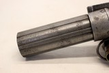 antique ALLEN & THURBER Patent 1837 PEPPERBOX Revolver Pistol .32 Cal FUNCTIONING - 2 of 15