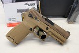 Sig Sauer P320 M18 Combat Pistol 9mm Box (2) Magazines COYOTE PVD - 3 of 10