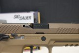 Sig Sauer P320 M18 Combat Pistol 9mm Box (2) Magazines COYOTE PVD - 4 of 10
