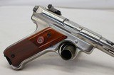 Ruger MKIII HUNTER semi-automatic Target Pistol .22LR Fluted Barrel 6.75