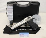 Magnum Research DESERT EAGLE semi-automatic pistol .44 MAG Original Box STAINLESS - 1 of 14