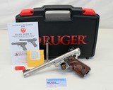 Ruger MKIV HUNTER semi-auto pistol .22LR MINT Box (2) Mags Target Gun - 1 of 10