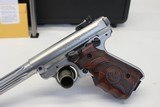 Ruger MKIV HUNTER semi-auto pistol .22LR MINT Box (2) Mags Target Gun - 2 of 10