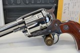 2002 Ruger VAQUERO Single Action Pistol .45 cal STAINLESS 7.5