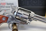 2002 Ruger VAQUERO Single Action Revolver STAINLESS STEEL 45 cal BOX MANUAL 7.5