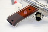 Ruger MKIII HUNTER semi-auto pistol .22LR Stainless Steel BOX & MANUAL High Finish - 7 of 13