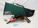 Thompson Center CONTENDER Break Action Pistol .45/70 Govt EXCELLENT Padded Case & Manual