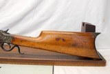 early J. STEVENS A & T CO Falling Block LEVER ACTION RIFLE .25 Rimfire Case Colors - 6 of 13