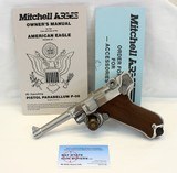 Mitchell Arms LUGER P08 semi-auto pistol 9mm Stainless Steel SCARCE - 1 of 15