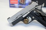 Sig Sauer 1911 TRIBAL Ultra Compact semi-auto pistol .45ACP Box Manual TWO TONE - 5 of 14