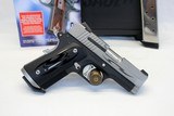 Sig Sauer 1911 TRIBAL Ultra Compact semi-auto pistol .45ACP Box Manual TWO TONE - 6 of 14