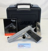 Sig Sauer 1911 TARGET PISTOL .45acp Box Manual Mags 1911Mm-45-S-TGT