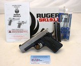 Ruger SR1911 OFFICER STYLE semi-auto pistol 9mm 06758 BOX & MANUAL - 1 of 12