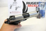 Ruger SR1911 OFFICER STYLE semi-auto pistol 9mm 06758 BOX & MANUAL - 9 of 12