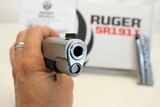 Ruger SR1911 COMMANDER LIGHTWEIGHT semi auto pistol 9mm 06722 BOX & MANUAL - 12 of 12