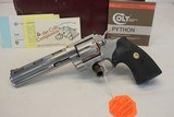 1990 Colt PYTHON Revolver .357 Magnum SNAKE GUN 6