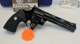 1993 Colt PYTHON Revolver .357 Magnum SNAKE GUN 6
