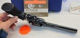 1993 Colt PYTHON Revolver .357 Magnum SNAKE GUN 6