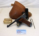 Japanese NAMBU TYPE 14 semi-auto pistol 8x22mm Holster (2) Mags AMMO Extras - 1 of 15