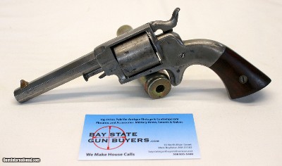 antique ALLEN & WHEELOCK Side Hammer Revolver .32 Rimfire Functioning!