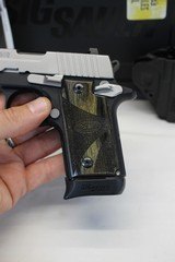 Sig Sauer P238 semi-auto pistol .380ACP Conceal Carry (BLACKWOOD GRIPS) Box Mags - 12 of 12