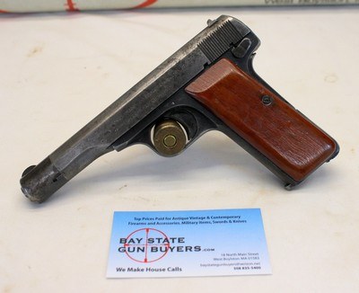 German Occupation FN MODEL 1922 semi-auto pistol .32acp (7.56mm) NAZI EAGLE marked
