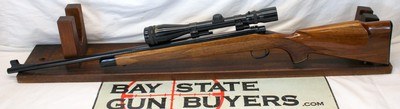 1970's Remington MODEL 700 BDL bolt action rifle .243 cal WEAVER V12 Scope MONTE CARLO Stock