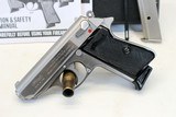1996 Interarms WALTHER PPK/S semi-auto pistol .380acp Case, Manual, (2) Mags & Target - 2 of 11