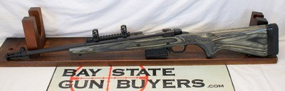 Ruger GUNSITE SCOUT semi-auto rifle .308 WIN Laminate Stock SCOPE RINGS