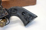 1985 Colt Frontier JOHN WAYNE COMMEMORATIVE Single Action Revolver .22 WOOD CASE - 5 of 14