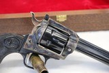 1985 Colt Frontier JOHN WAYNE COMMEMORATIVE Single Action Revolver .22 WOOD CASE - 8 of 14