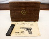 1945 COLT Model 1903 US PROPERTY semi-auto pistol .32 ACP MILITARY GUN - 2 of 14