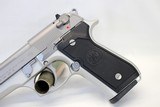 Beretta MODEL 92FS INOX Stainless Steel semi-auto pistol 9mm UNUSED Box Manual - Image 5 of 12