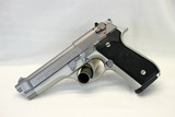 Beretta MODEL 92FS INOX Stainless Steel semi-auto pistol 9mm UNUSED Box Manual - Image 3 of 12