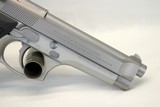 Beretta MODEL 92FS INOX Stainless Steel semi-auto pistol 9mm UNUSED Box Manual - Image 8 of 12