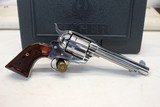 2012 Ruger NEW VAQUERO Single Action Revolver. 45 Col HIGH GLOSS STAINLESS Unfired - Image 6 of 14