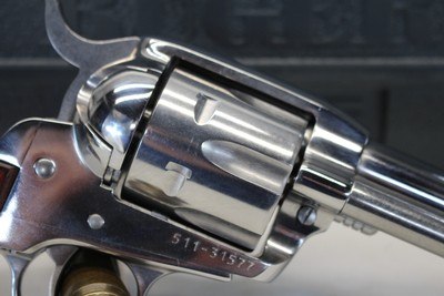 2012 Ruger NEW VAQUERO Single Action Revolver. 45 Col HIGH GLOSS STAINLESS Unfired - Image 9 of 14