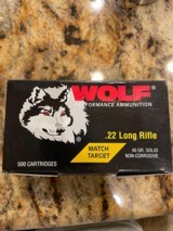 Wolf Performance, 22 LR Match Target, 40 Gr solid - 1 of 2