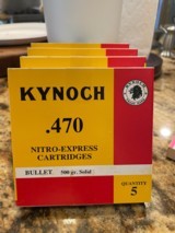 KYNOCH, .470 Nitro Express, 500 Gr Solids - 1 of 2
